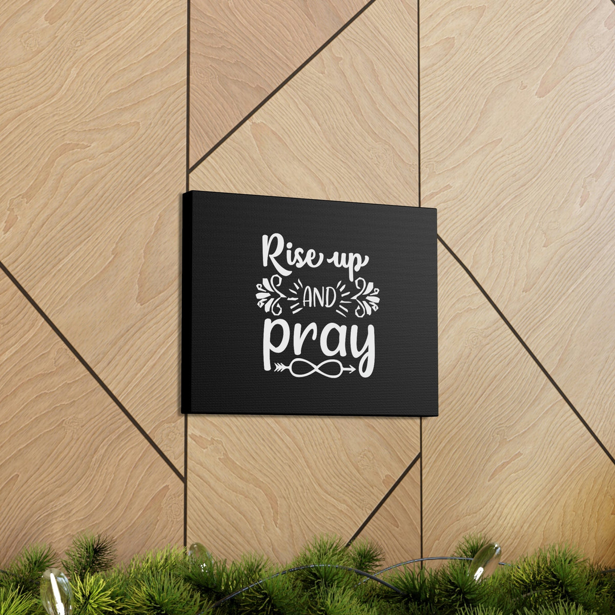 Scripture Walls Rise Up And Pray Mark 1:35 Infinity Christian Wall Art Bible Verse Print Ready to Hang Unframed-Express Your Love Gifts