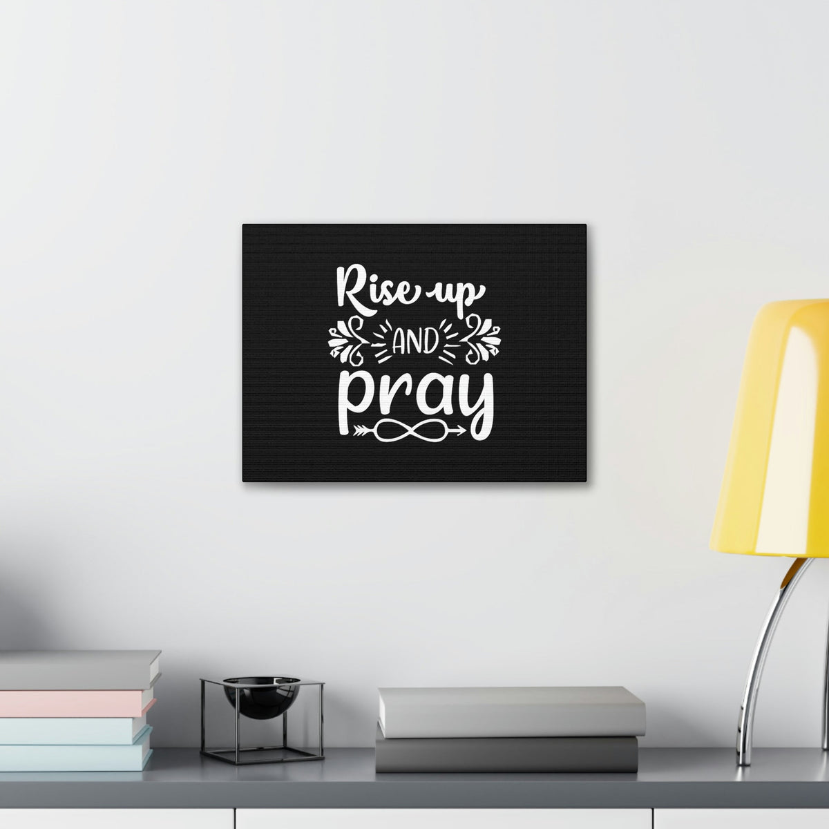 Scripture Walls Rise Up And Pray Mark 1:35 Infinity Christian Wall Art Bible Verse Print Ready to Hang Unframed-Express Your Love Gifts