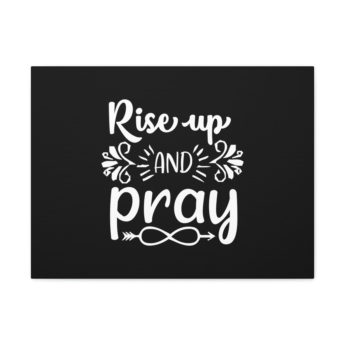 Scripture Walls Rise Up And Pray Mark 1:35 Infinity Christian Wall Art Bible Verse Print Ready to Hang Unframed-Express Your Love Gifts