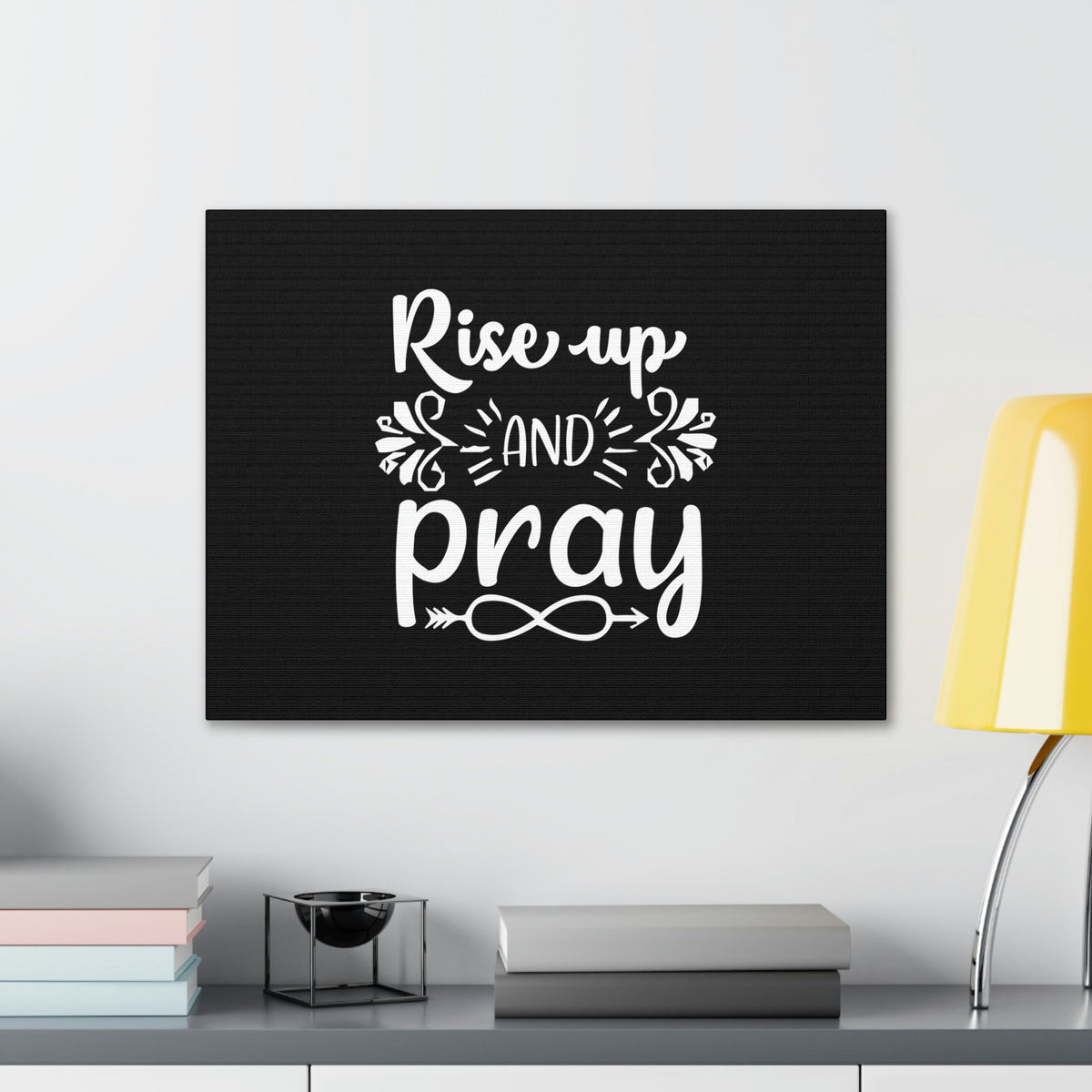 Scripture Walls Rise Up And Pray Mark 1:35 Infinity Christian Wall Art Bible Verse Print Ready to Hang Unframed-Express Your Love Gifts