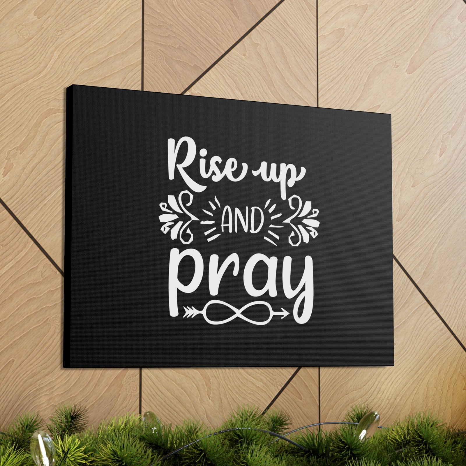 Scripture Walls Rise Up And Pray Mark 1:35 Infinity Christian Wall Art Bible Verse Print Ready to Hang Unframed-Express Your Love Gifts