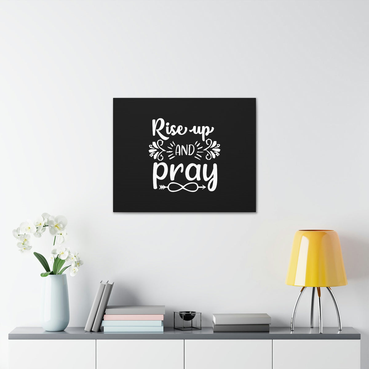 Scripture Walls Rise Up And Pray Mark 1:35 Infinity Christian Wall Art Bible Verse Print Ready to Hang Unframed-Express Your Love Gifts
