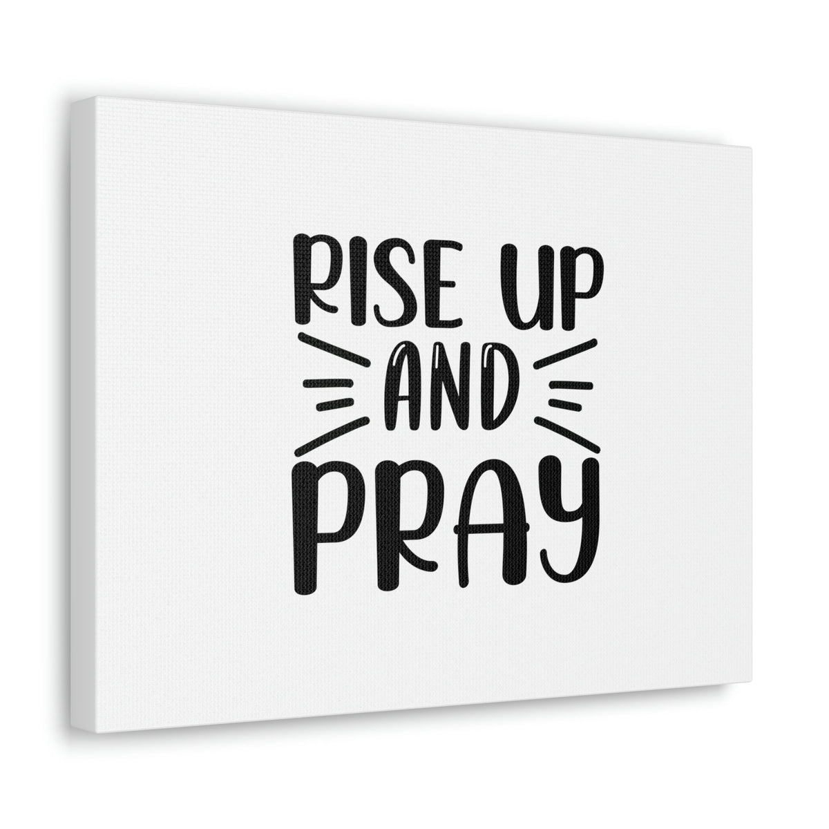 Scripture Walls Rise Up And Pray Matthew 26:41 Rays Christian Wall Art Bible Verse Print Ready to Hang Unframed-Express Your Love Gifts
