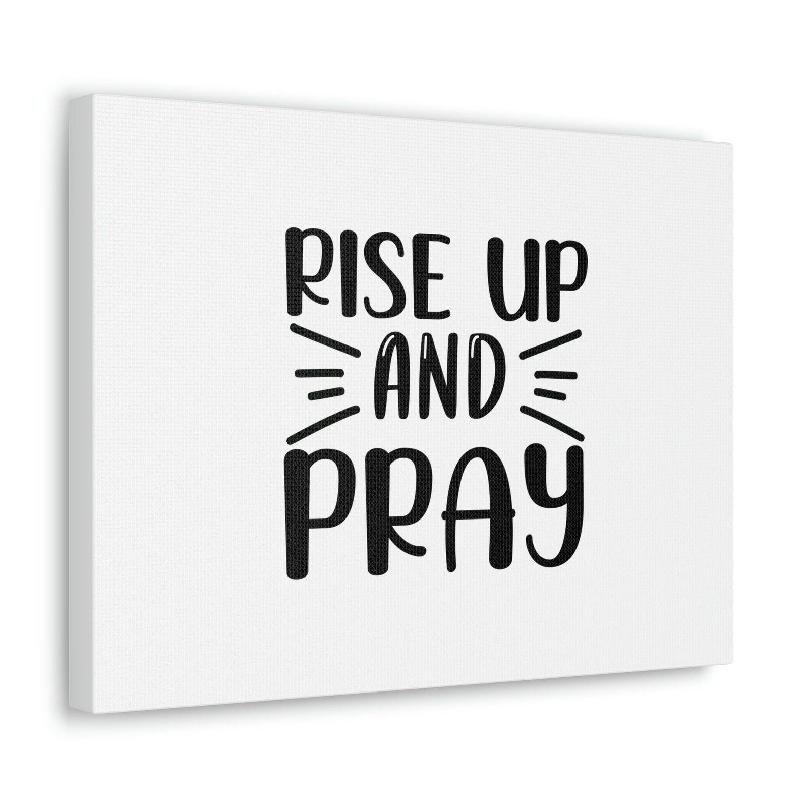 Scripture Walls Rise Up And Pray Matthew 26:41 Rays Christian Wall Art Bible Verse Print Ready to Hang Unframed-Express Your Love Gifts
