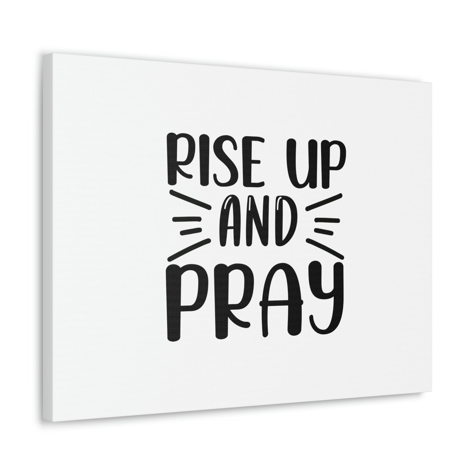 Scripture Walls Rise Up And Pray Matthew 26:41 Rays Christian Wall Art Bible Verse Print Ready to Hang Unframed-Express Your Love Gifts