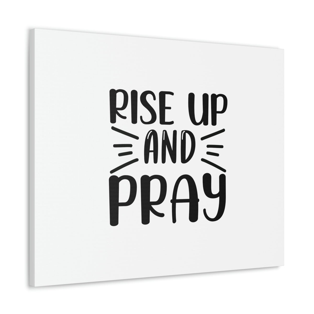 Scripture Walls Rise Up And Pray Matthew 26:41 Rays Christian Wall Art Bible Verse Print Ready to Hang Unframed-Express Your Love Gifts