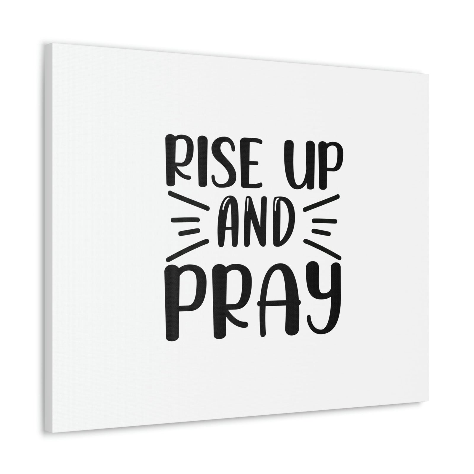 Scripture Walls Rise Up And Pray Matthew 26:41 Rays Christian Wall Art Bible Verse Print Ready to Hang Unframed-Express Your Love Gifts