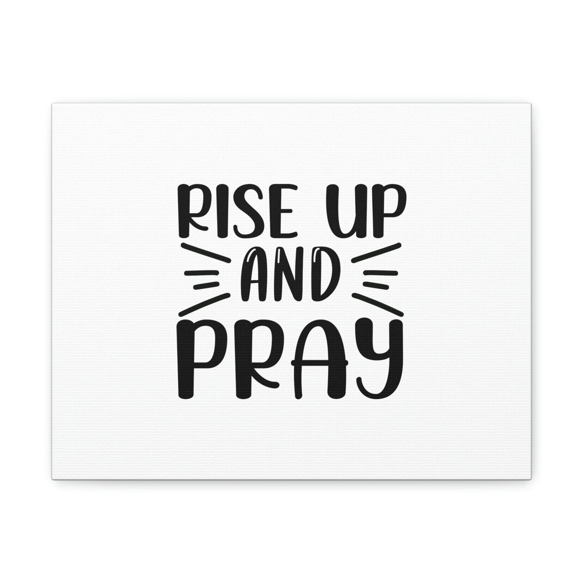 Scripture Walls Rise Up And Pray Matthew 26:41 Rays Christian Wall Art Bible Verse Print Ready to Hang Unframed-Express Your Love Gifts