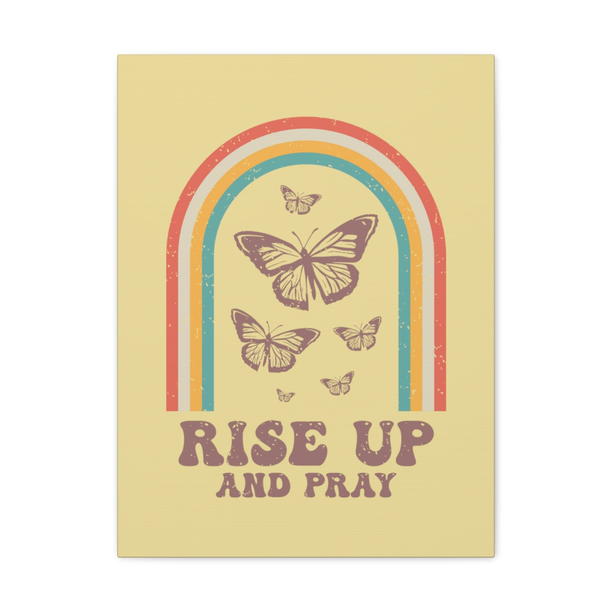Scripture Walls Rise Up Butterfly Micah 7:8 Christian Wall Art Bible Verse Print Ready to Hang Unframed-Express Your Love Gifts