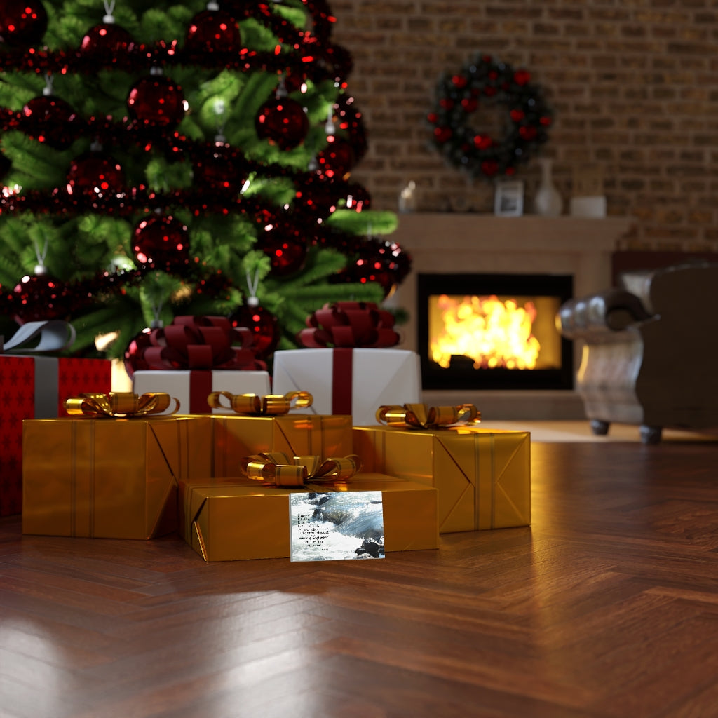 Scripture Walls Rivers Of Living Water John 7:38 Bible Verse Canvas Christian Wall Art Ready to Hang Unframed-Express Your Love Gifts