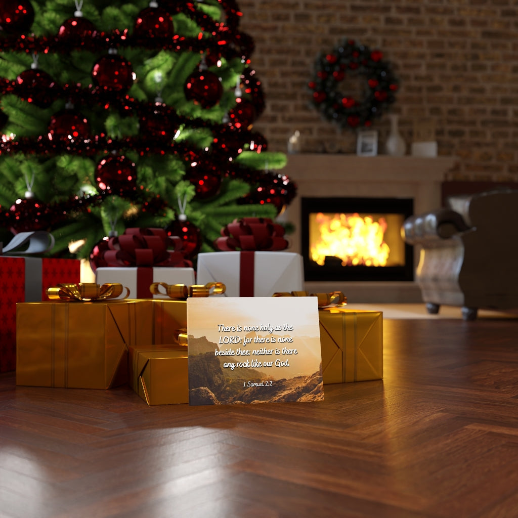 Scripture Walls Rock 1 Samuel 2:2 Bible Verse Canvas Christian Wall Art Ready to Hang Unframed-Express Your Love Gifts