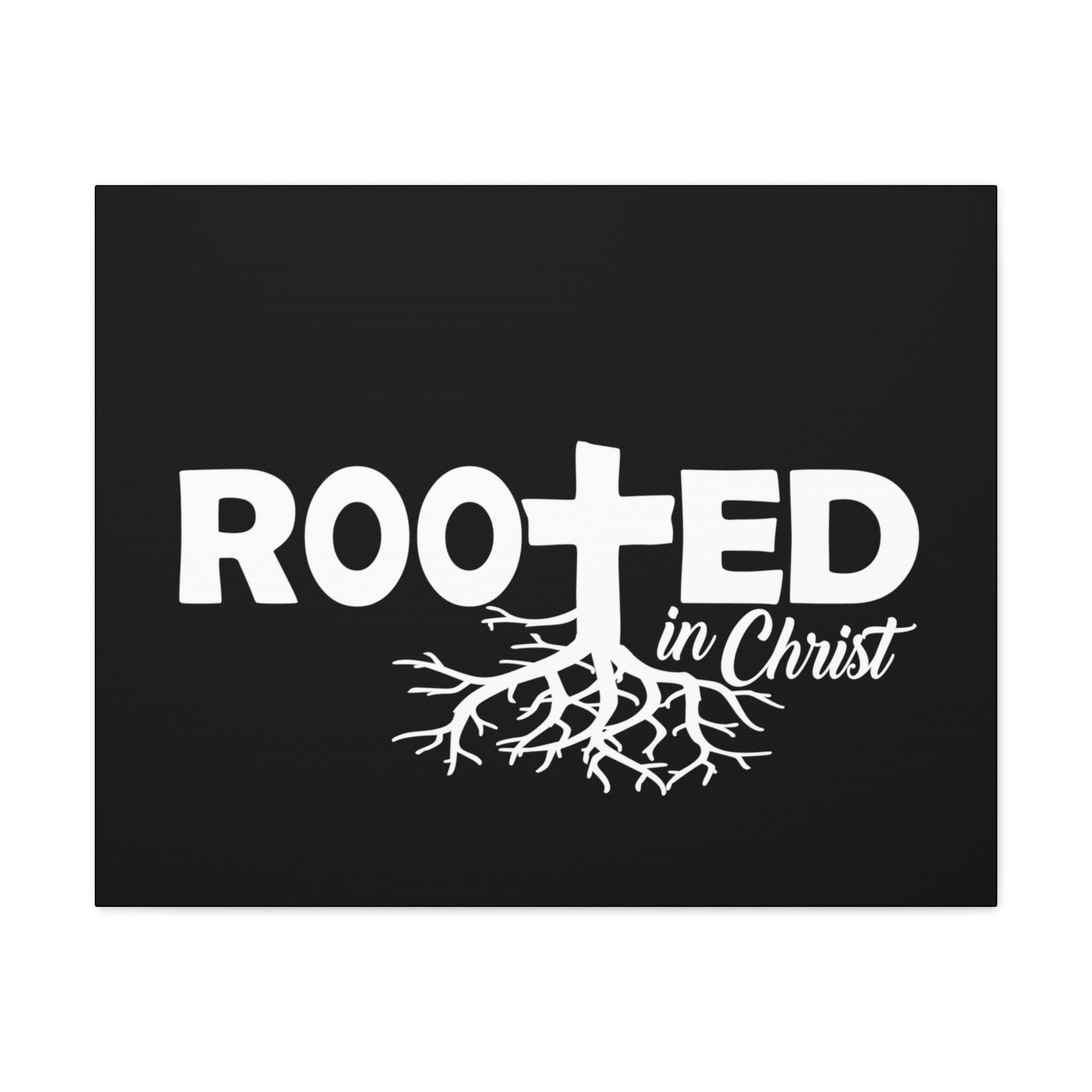 Scripture Walls Rooted In Christ Colossians 2:7 Christian Wall Art Print Ready to Hang Unframed-Express Your Love Gifts