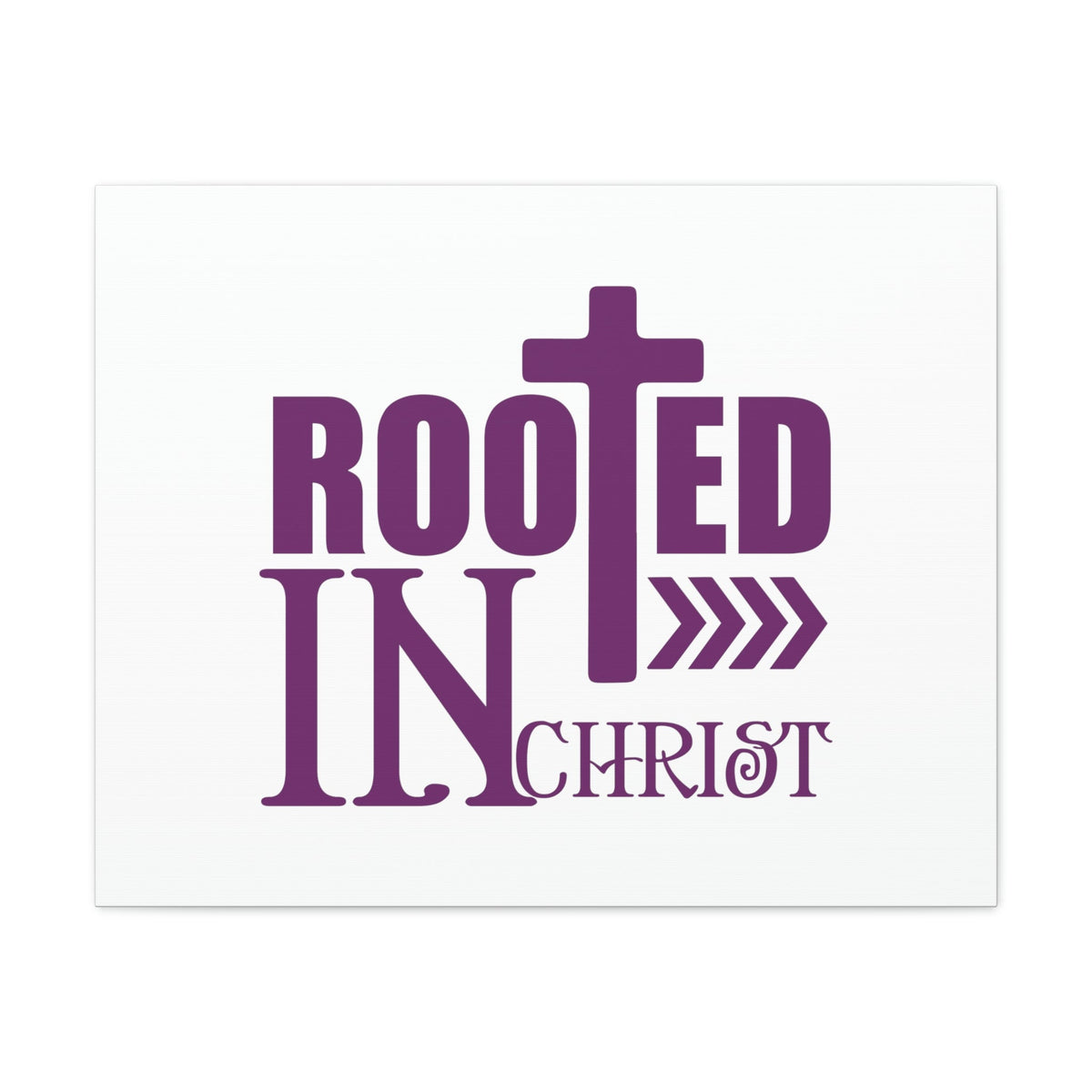 Scripture Walls Rooted In Christ Ephesians 3:17 Christian Wall Art Bible Verse Print Ready to Hang Unframed-Express Your Love Gifts