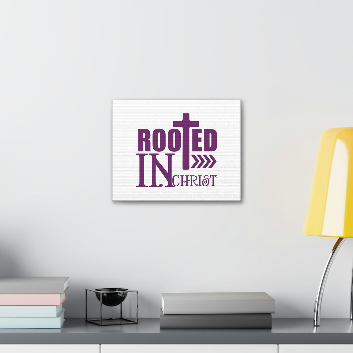 Scripture Walls Rooted In Christ Ephesians 3:17 Christian Wall Art Bible Verse Print Ready to Hang Unframed-Express Your Love Gifts