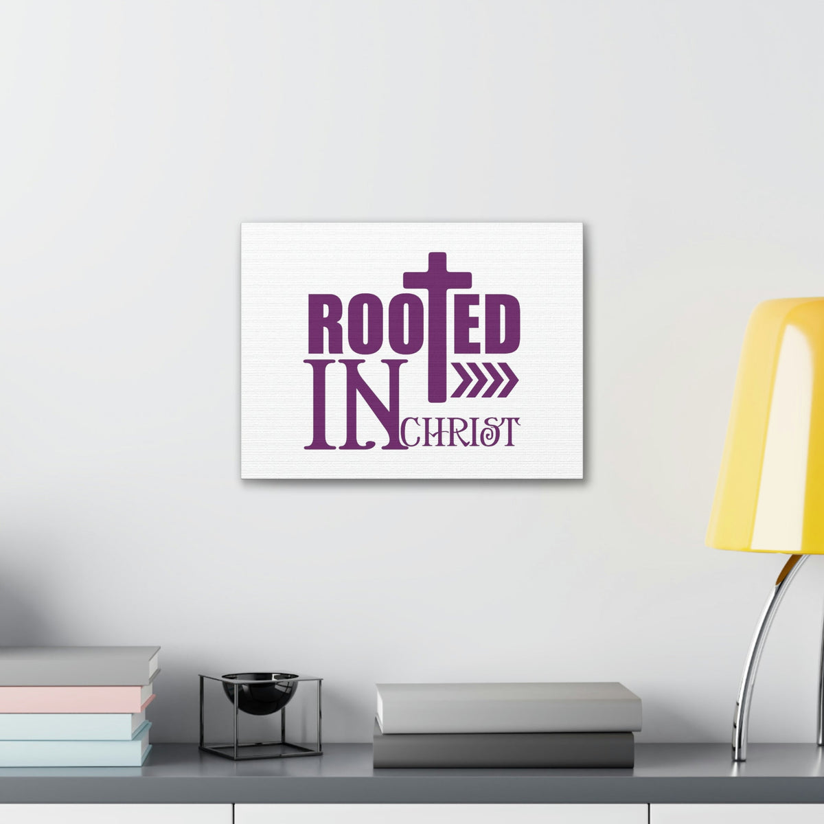 Scripture Walls Rooted In Christ Ephesians 3:17 Christian Wall Art Bible Verse Print Ready to Hang Unframed-Express Your Love Gifts