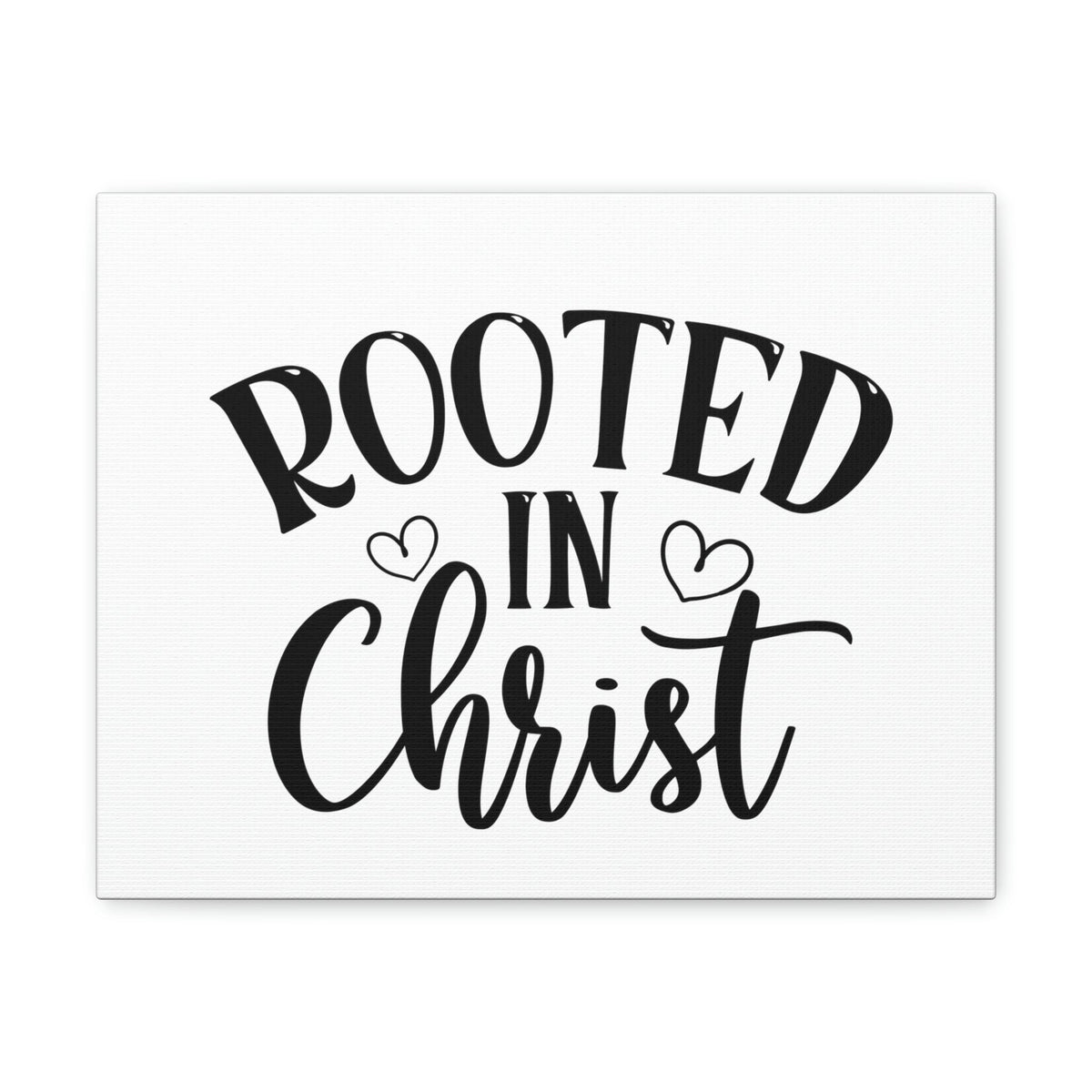 Scripture Walls Rooted In Christ Ephesians 3:17 Hearts Christian Wall Art Bible Verse Print Ready to Hang Unframed-Express Your Love Gifts
