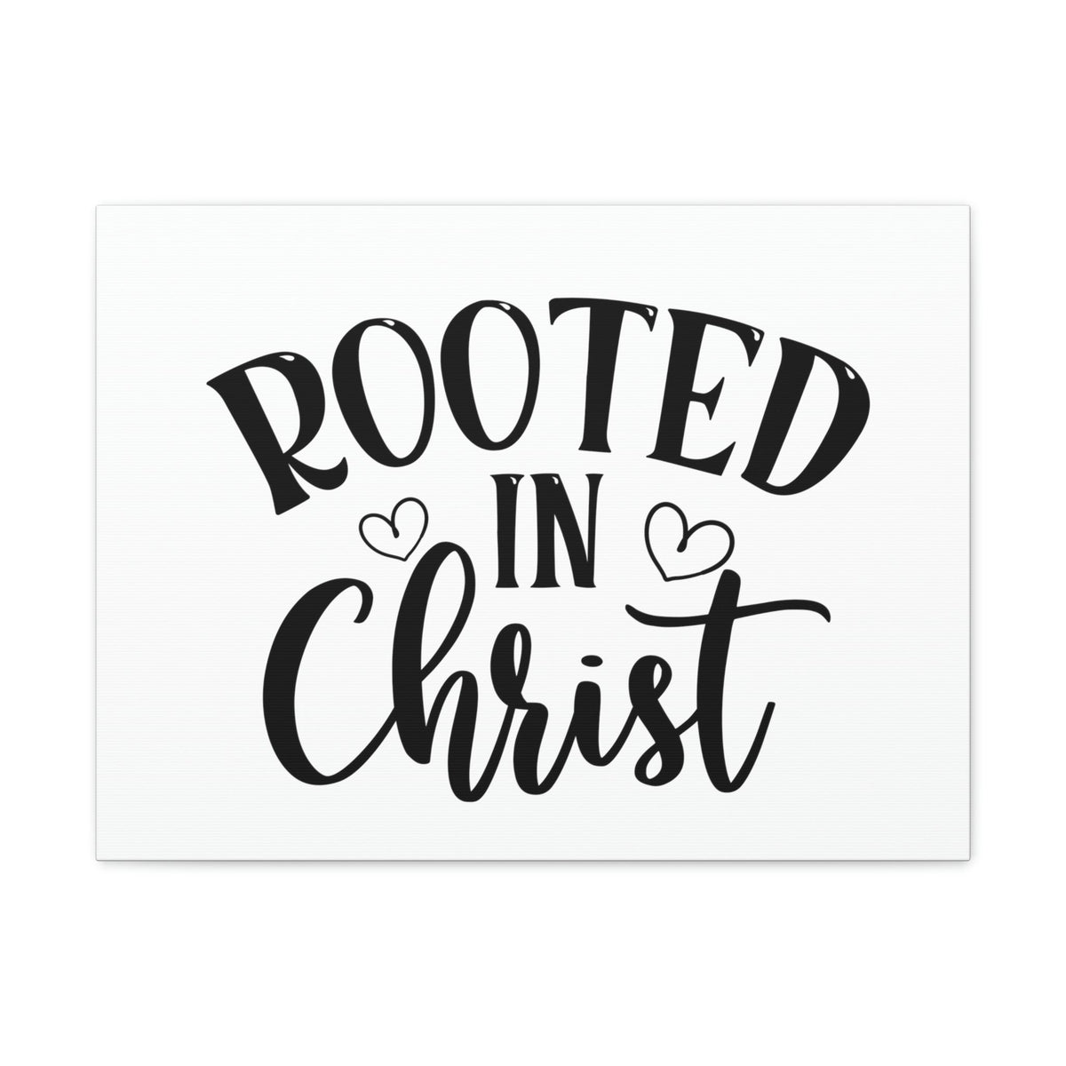 Scripture Walls Rooted In Christ Ephesians 3:17 Hearts Christian Wall Art Bible Verse Print Ready to Hang Unframed-Express Your Love Gifts