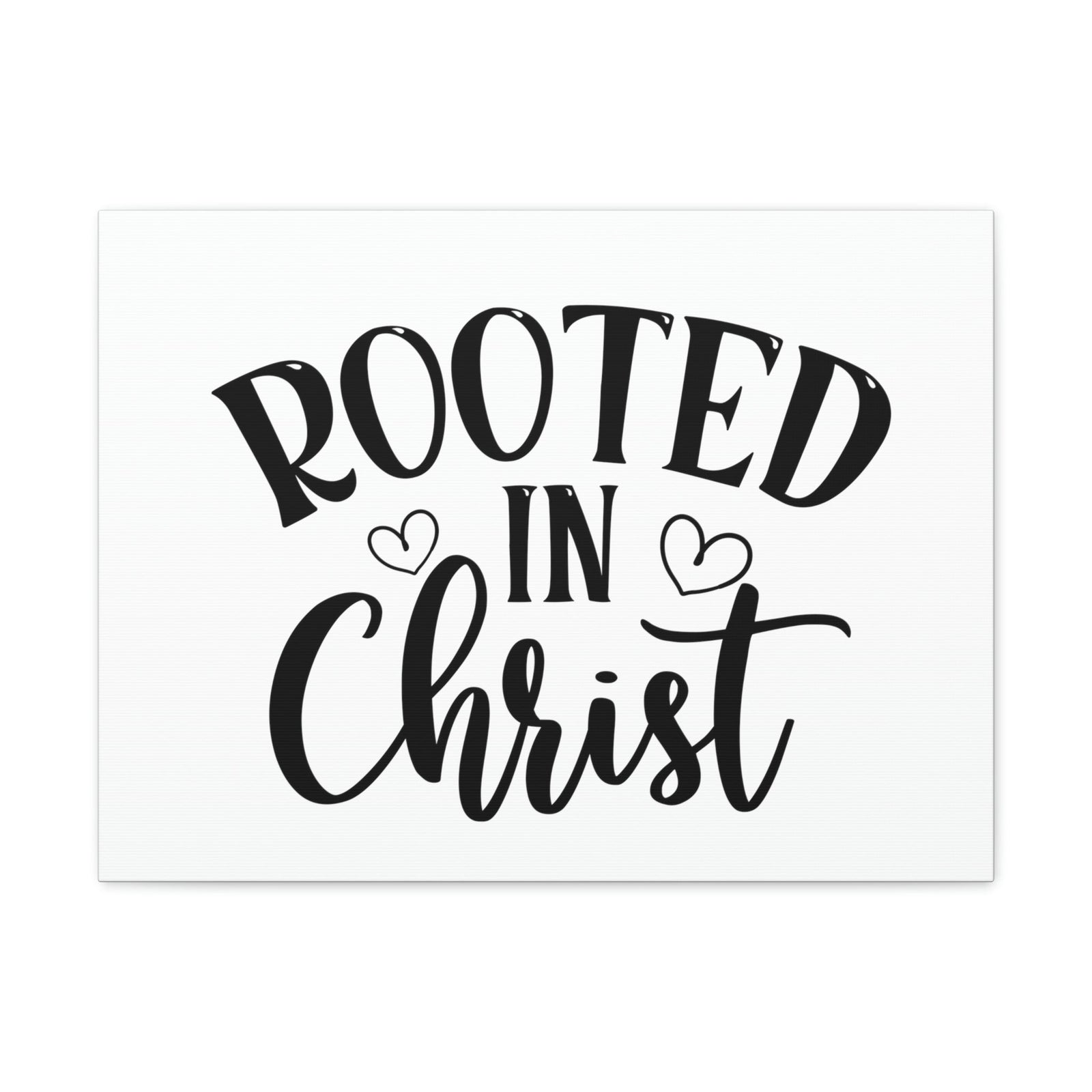Scripture Walls Rooted In Christ Ephesians 3:17 Hearts Christian Wall Art Bible Verse Print Ready to Hang Unframed-Express Your Love Gifts