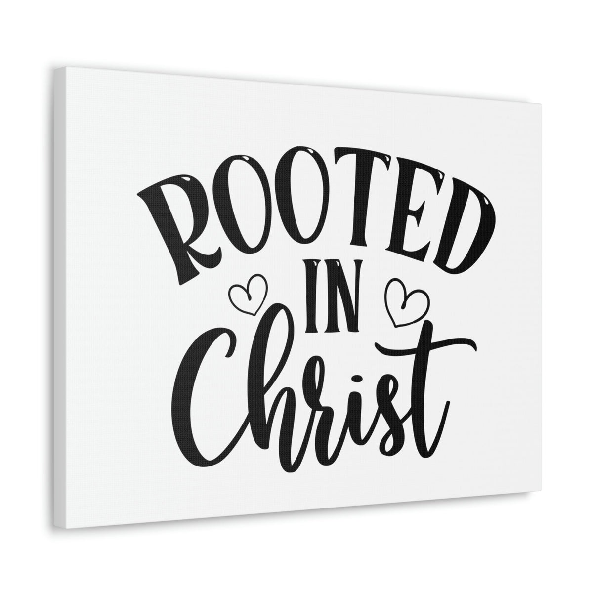 Scripture Walls Rooted In Christ Ephesians 3:17 Hearts Christian Wall Art Bible Verse Print Ready to Hang Unframed-Express Your Love Gifts