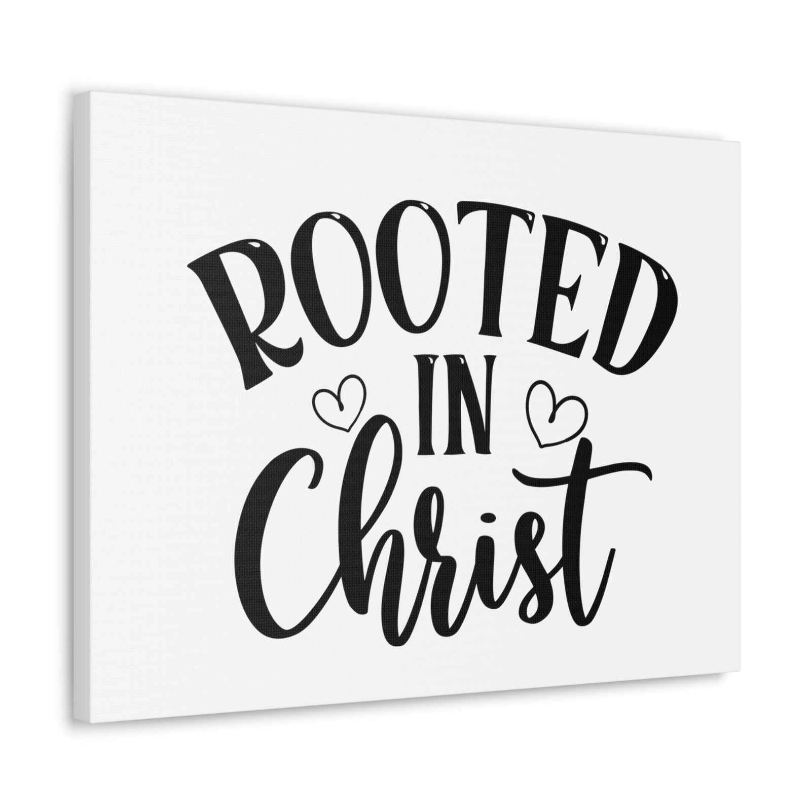 Scripture Walls Rooted In Christ Ephesians 3:17 Hearts Christian Wall Art Bible Verse Print Ready to Hang Unframed-Express Your Love Gifts