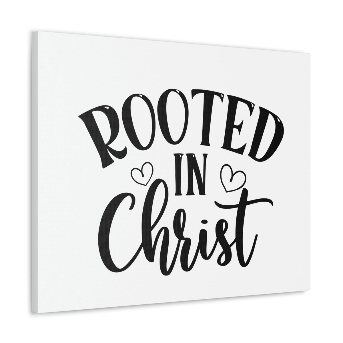 Scripture Walls Rooted In Christ Ephesians 3:17 Hearts Christian Wall Art Bible Verse Print Ready to Hang Unframed-Express Your Love Gifts