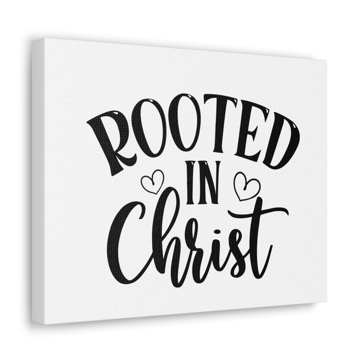 Scripture Walls Rooted In Christ Ephesians 3:17 Hearts Christian Wall Art Bible Verse Print Ready to Hang Unframed-Express Your Love Gifts