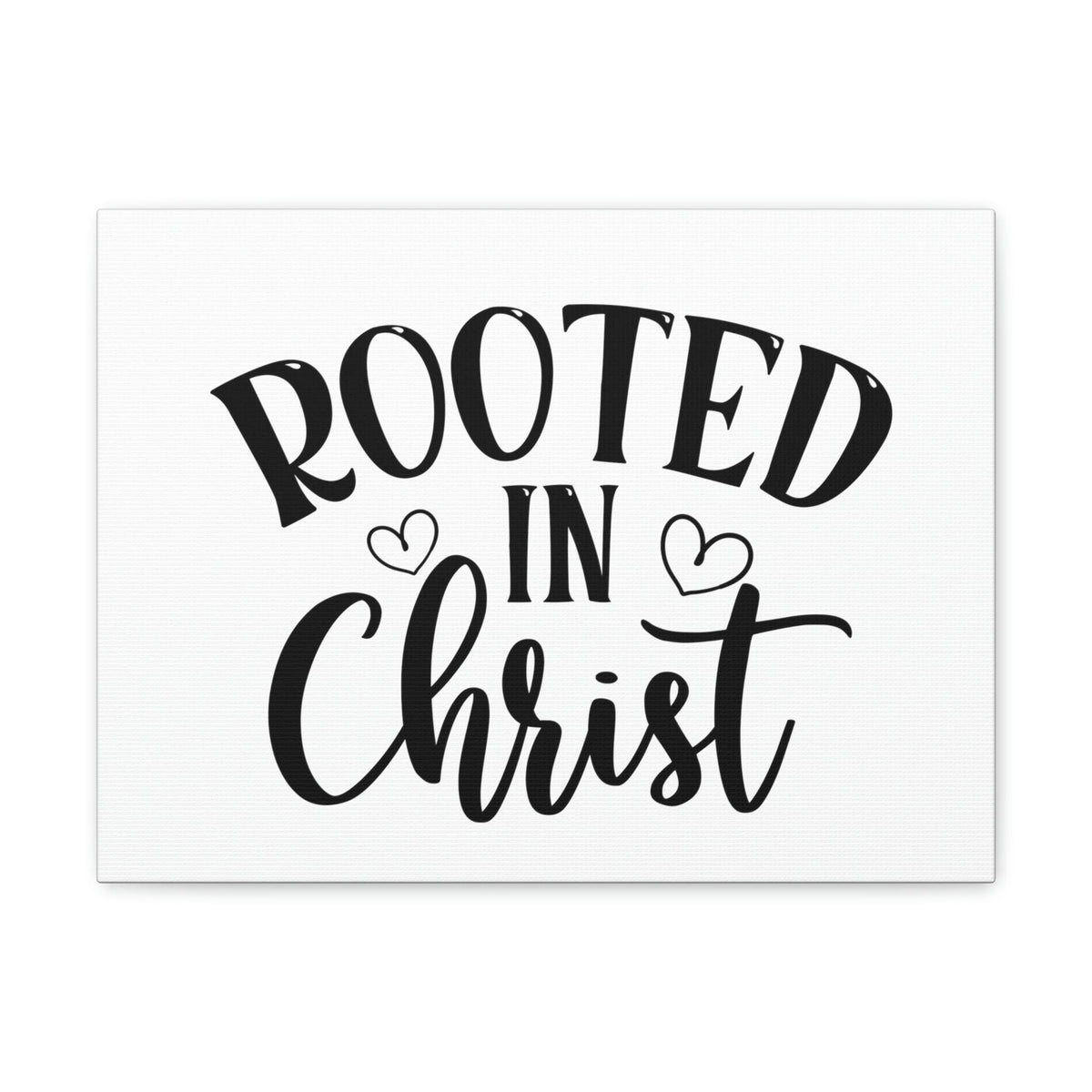 Scripture Walls Rooted In Christ Ephesians 3:17 Hearts Christian Wall Art Bible Verse Print Ready to Hang Unframed-Express Your Love Gifts