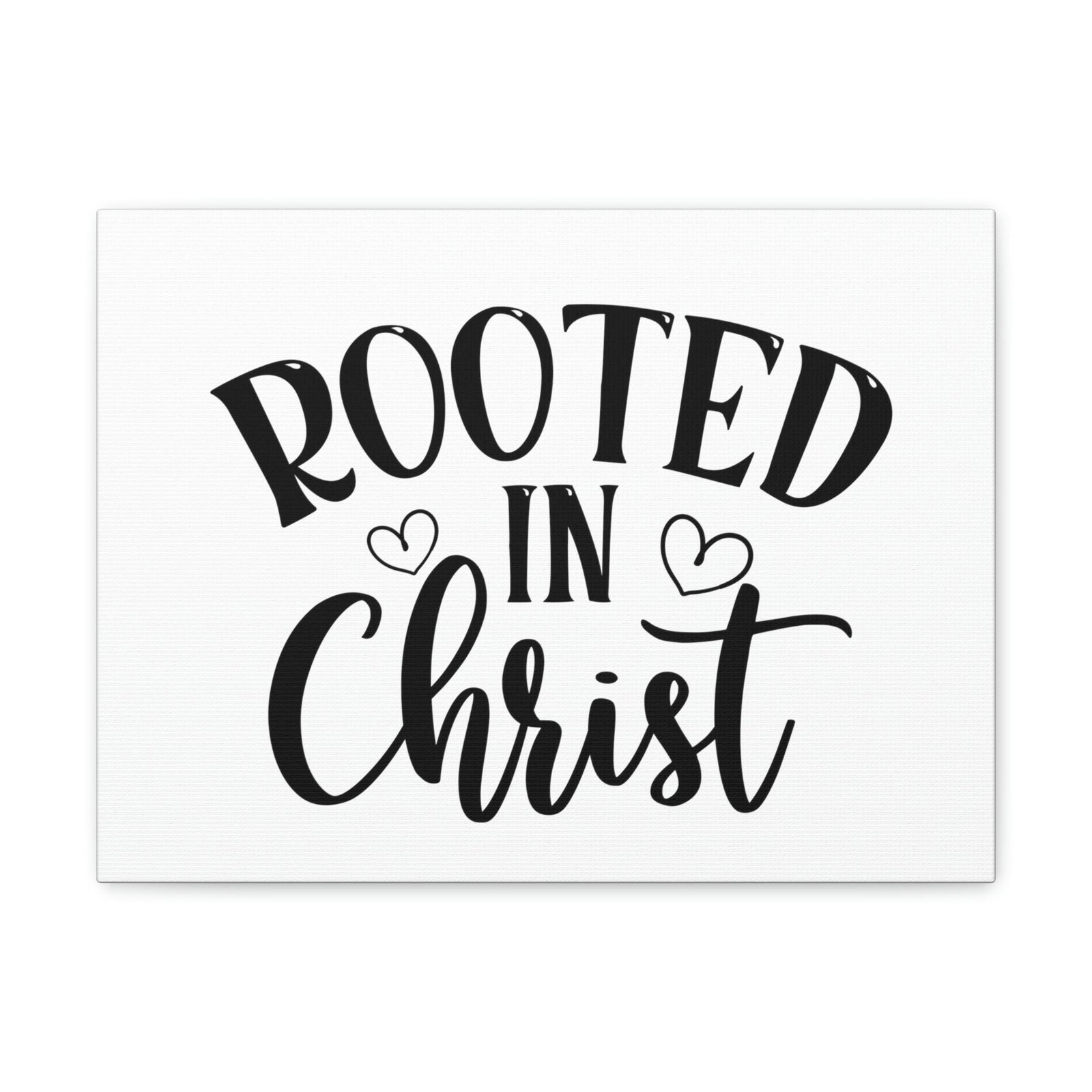 Scripture Walls Rooted In Christ Ephesians 3:17 Hearts Christian Wall Art Bible Verse Print Ready to Hang Unframed-Express Your Love Gifts