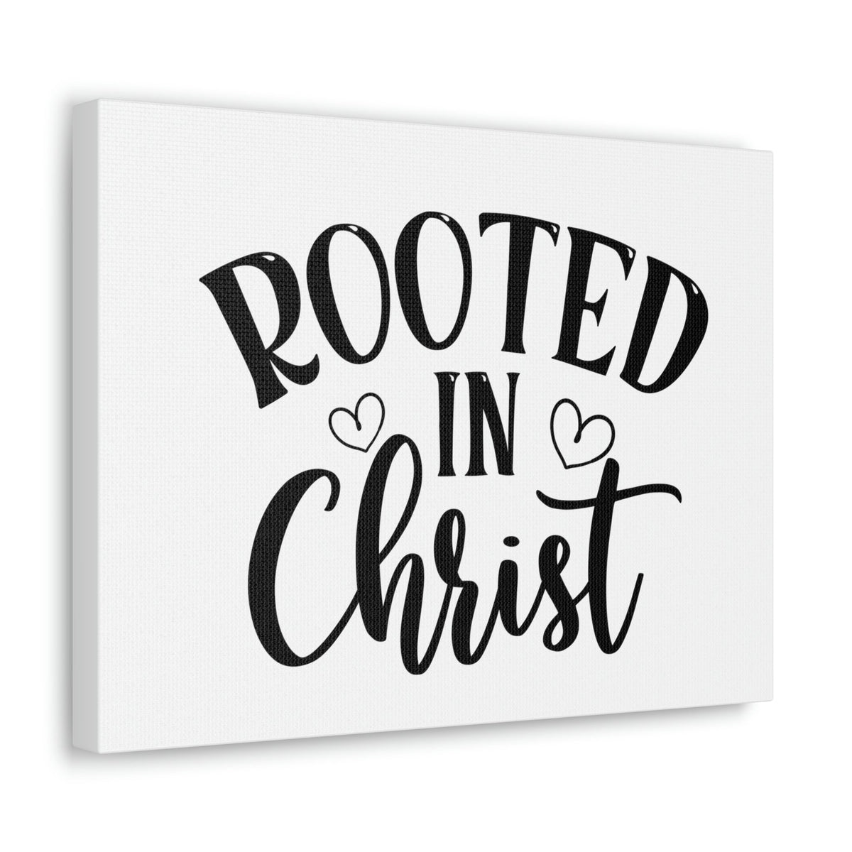 Scripture Walls Rooted In Christ Ephesians 3:17 Hearts Christian Wall Art Bible Verse Print Ready to Hang Unframed-Express Your Love Gifts