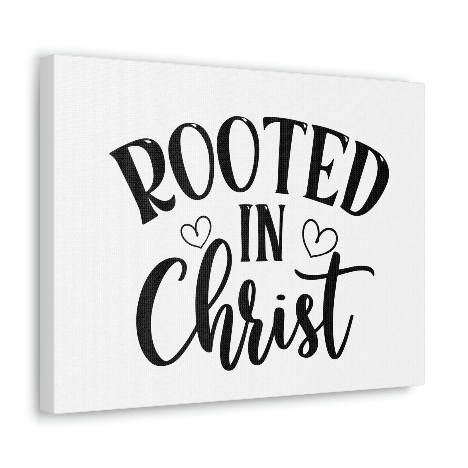 Scripture Walls Rooted In Christ Ephesians 3:17 Hearts Christian Wall Art Bible Verse Print Ready to Hang Unframed-Express Your Love Gifts