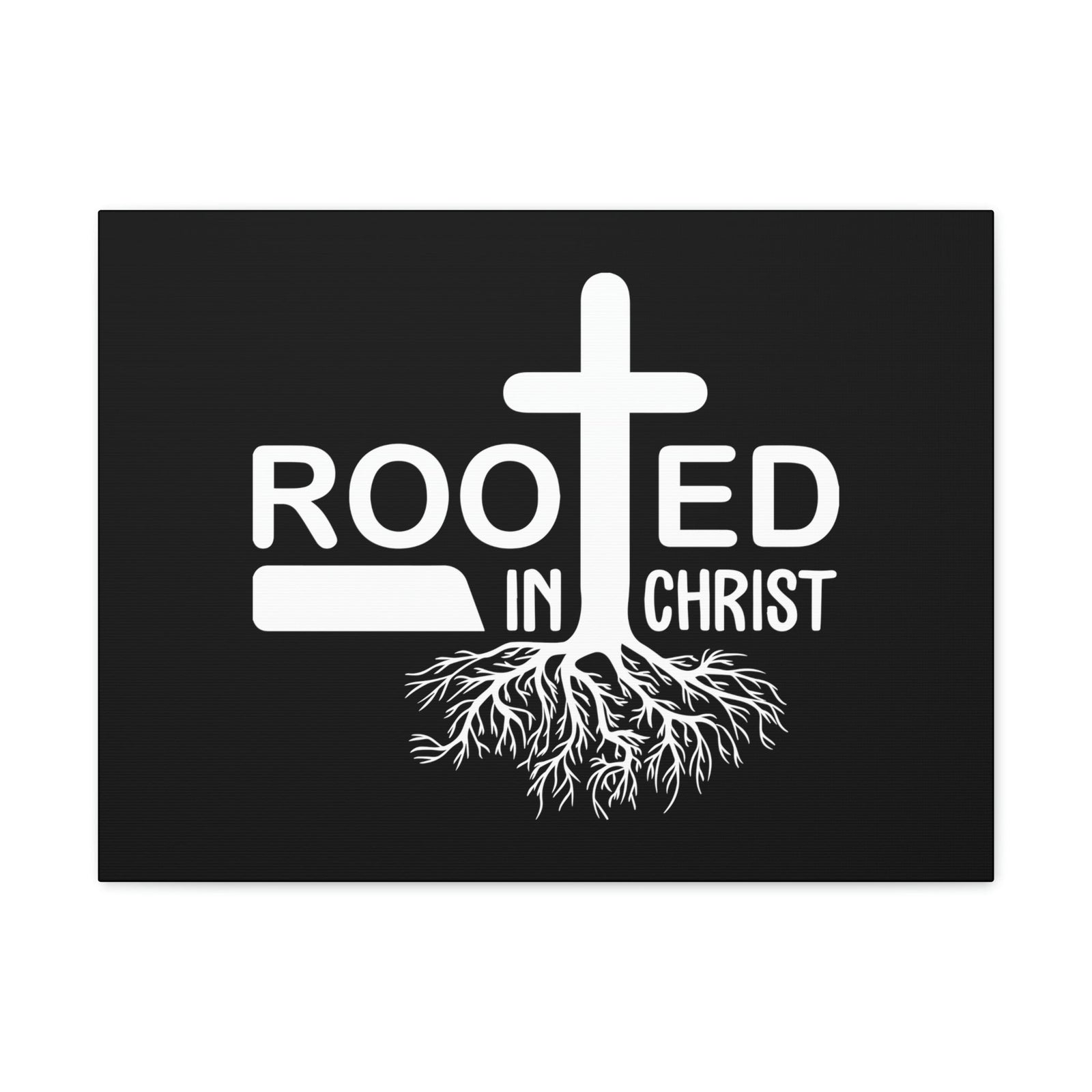 Scripture Walls Rooted In Christ Ephesians 3:17 Tree Roots Christian Wall Art Bible Verse Print Ready to Hang Unframed-Express Your Love Gifts