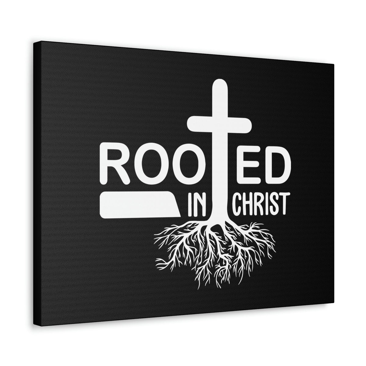 Scripture Walls Rooted In Christ Ephesians 3:17 Tree Roots Christian Wall Art Bible Verse Print Ready to Hang Unframed-Express Your Love Gifts