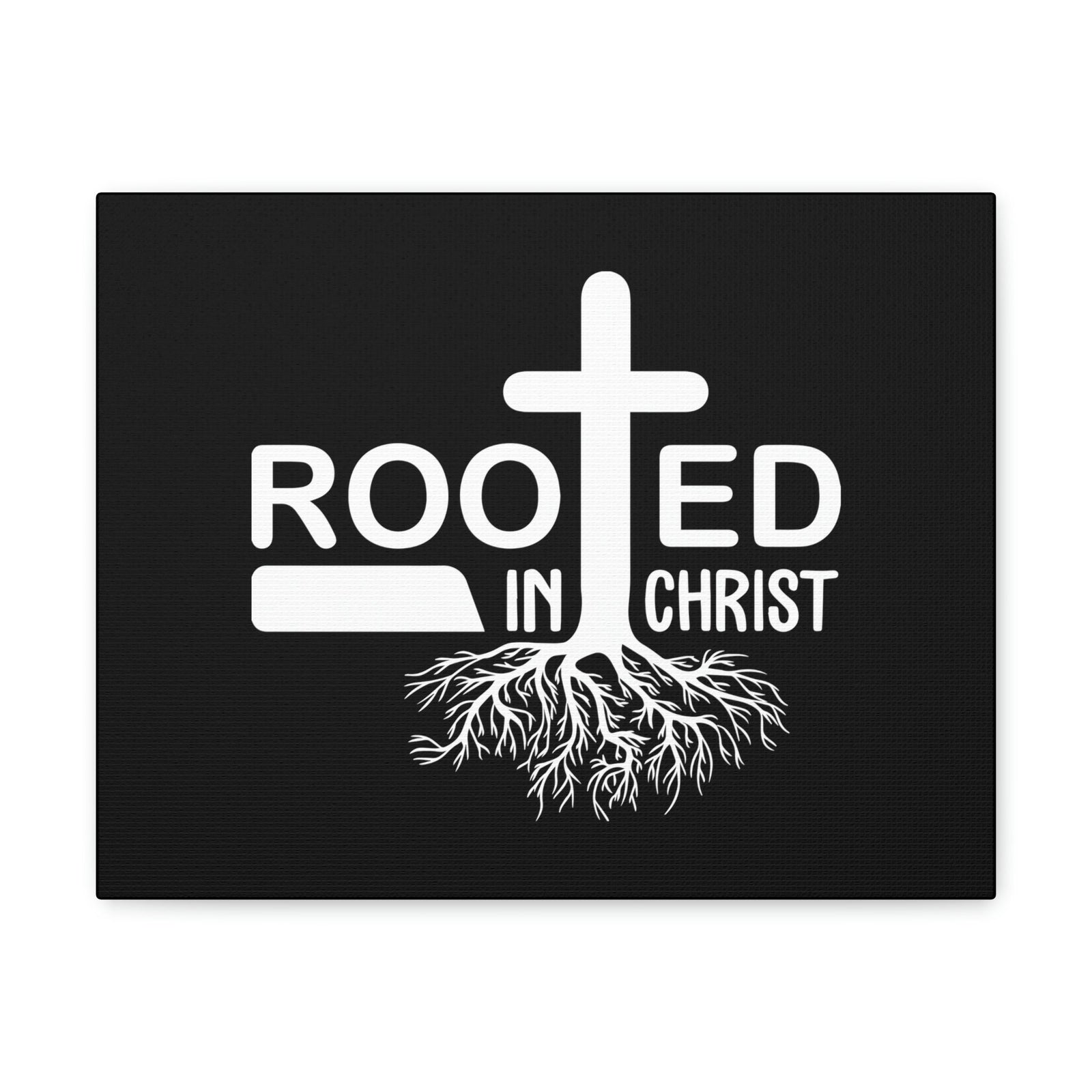 Scripture Walls Rooted In Christ Ephesians 3:17 Tree Roots Christian Wall Art Bible Verse Print Ready to Hang Unframed-Express Your Love Gifts