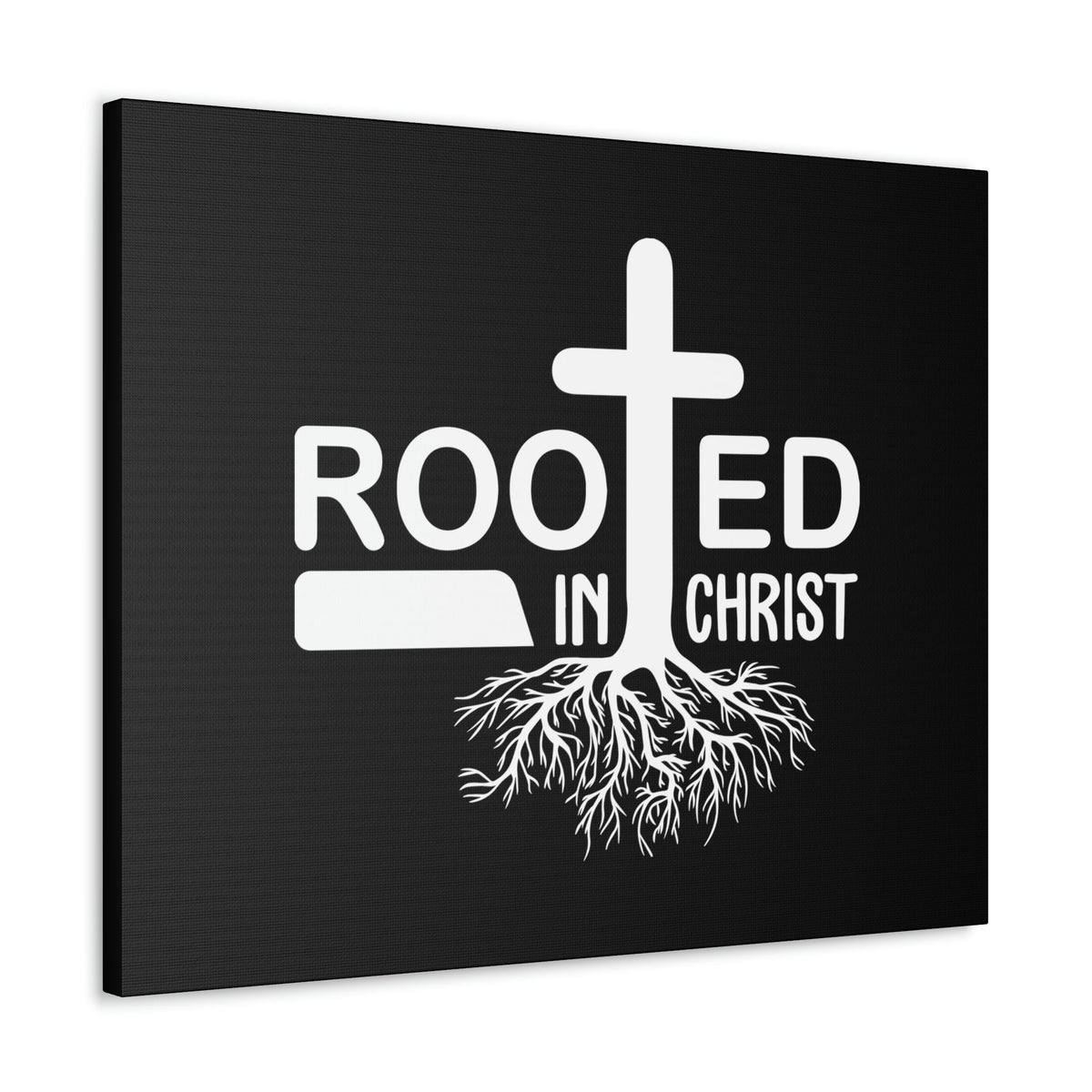 Scripture Walls Rooted In Christ Ephesians 3:17 Tree Roots Christian Wall Art Bible Verse Print Ready to Hang Unframed-Express Your Love Gifts