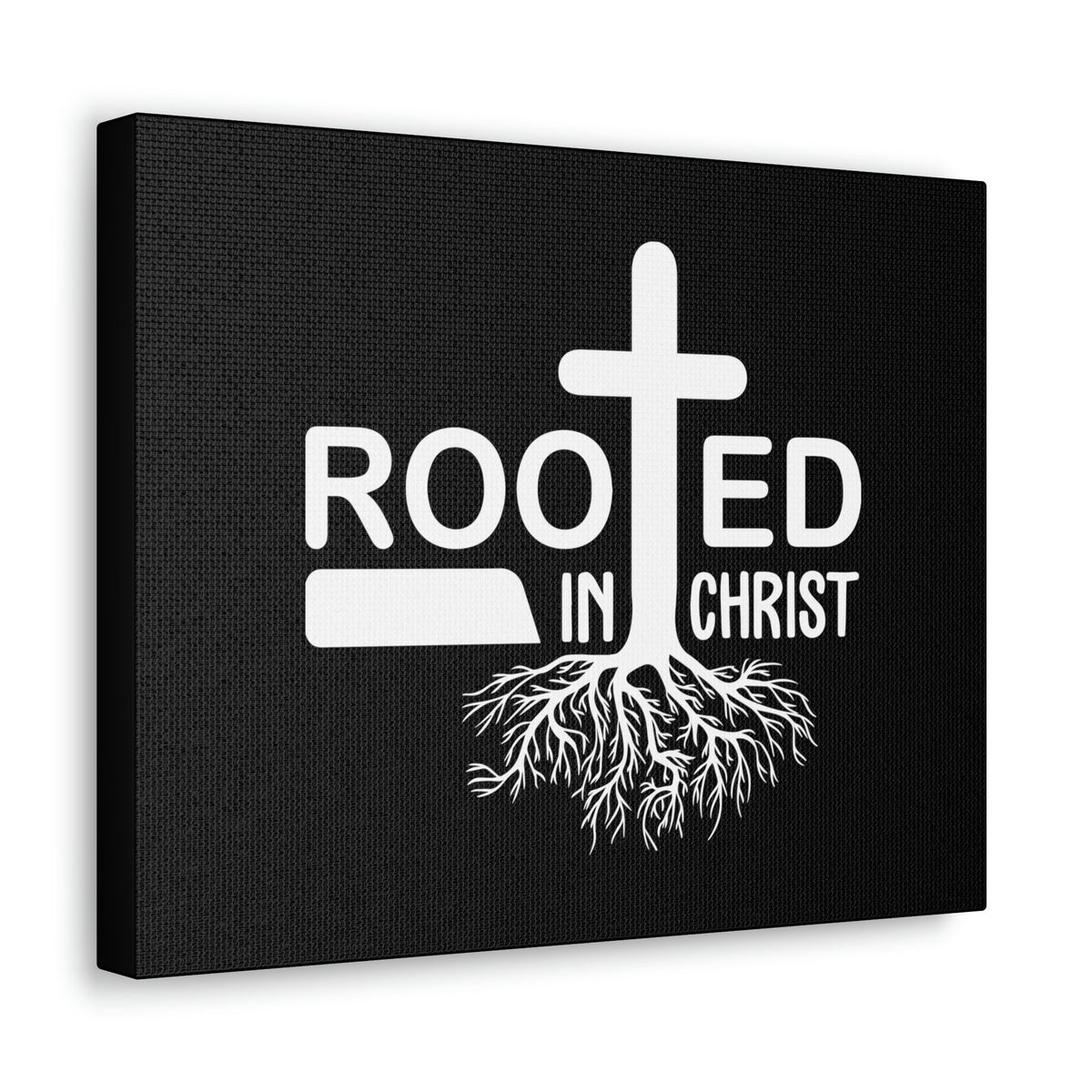 Scripture Walls Rooted In Christ Ephesians 3:17 Tree Roots Christian Wall Art Bible Verse Print Ready to Hang Unframed-Express Your Love Gifts