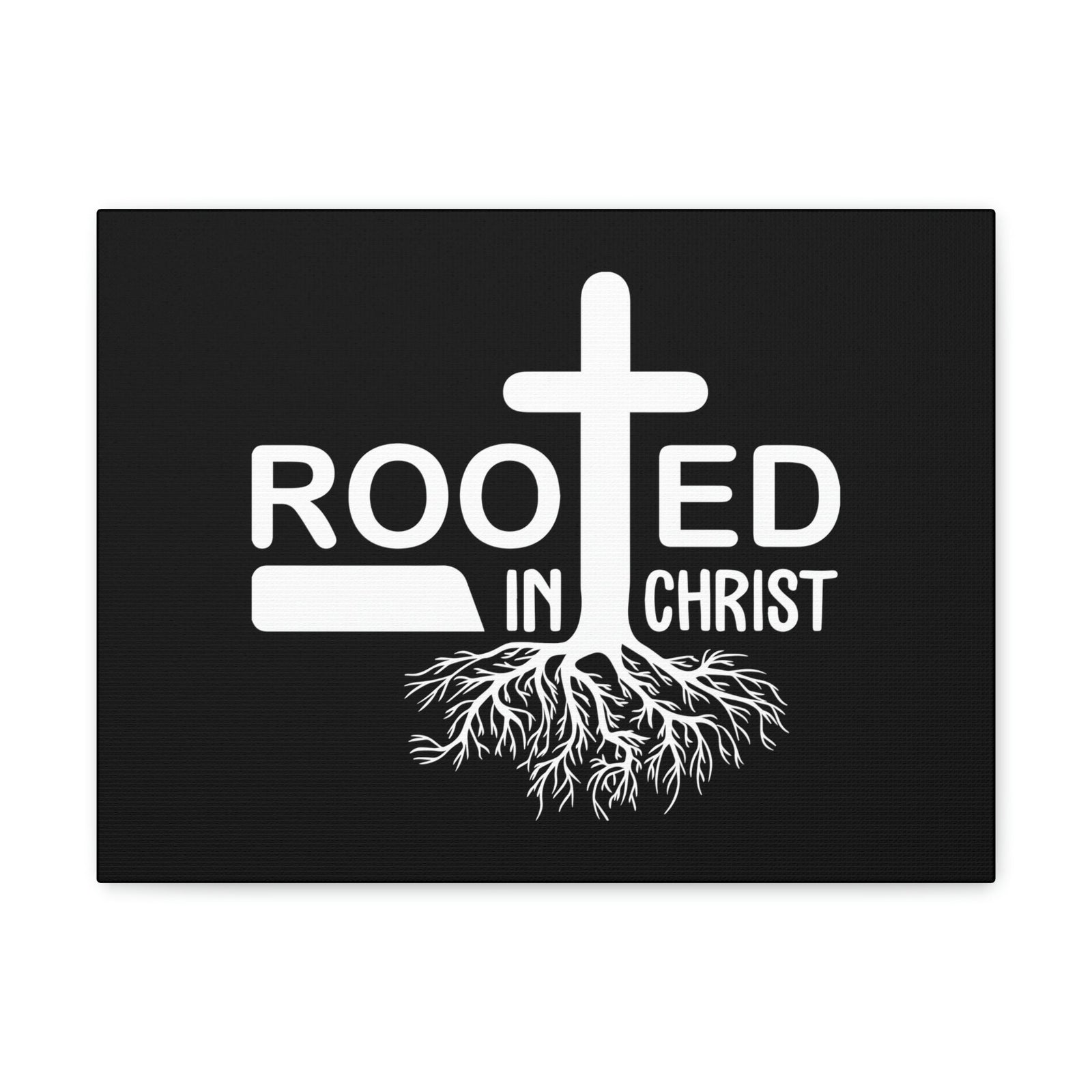 Scripture Walls Rooted In Christ Ephesians 3:17 Tree Roots Christian Wall Art Bible Verse Print Ready to Hang Unframed-Express Your Love Gifts