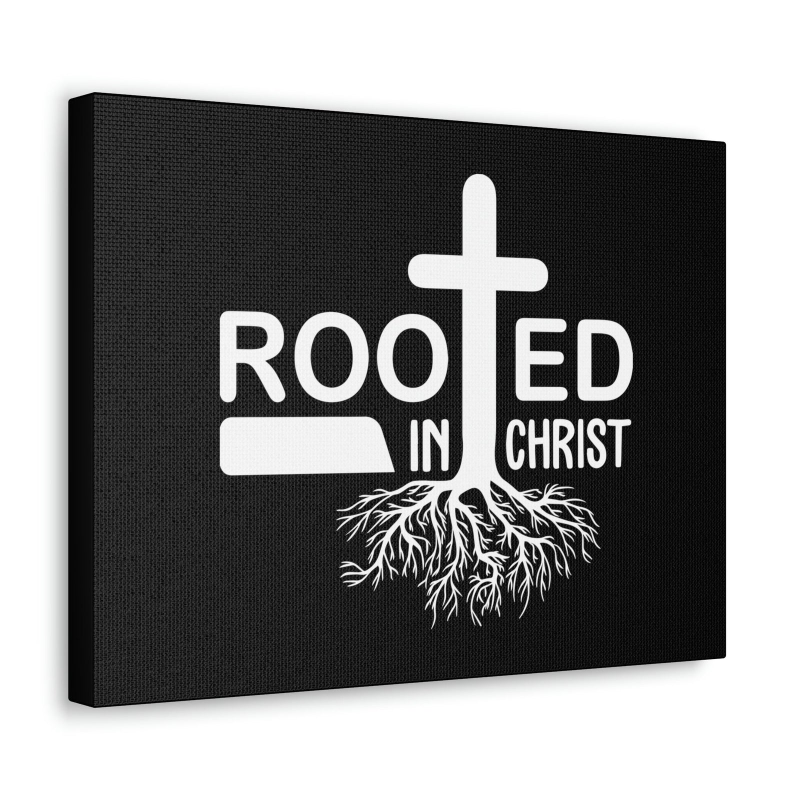 Scripture Walls Rooted In Christ Ephesians 3:17 Tree Roots Christian Wall Art Bible Verse Print Ready to Hang Unframed-Express Your Love Gifts