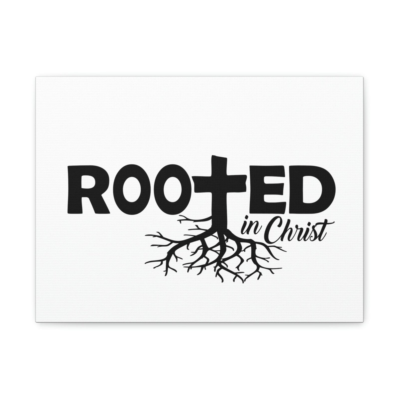 Scripture Walls Rooted In Christ John 15:5 Christian Wall Art Print Ready to Hang Unframed-Express Your Love Gifts