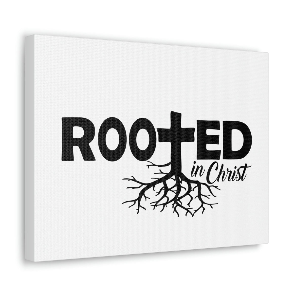 Scripture Walls Rooted In Christ John 15:5 Christian Wall Art Print Ready to Hang Unframed-Express Your Love Gifts