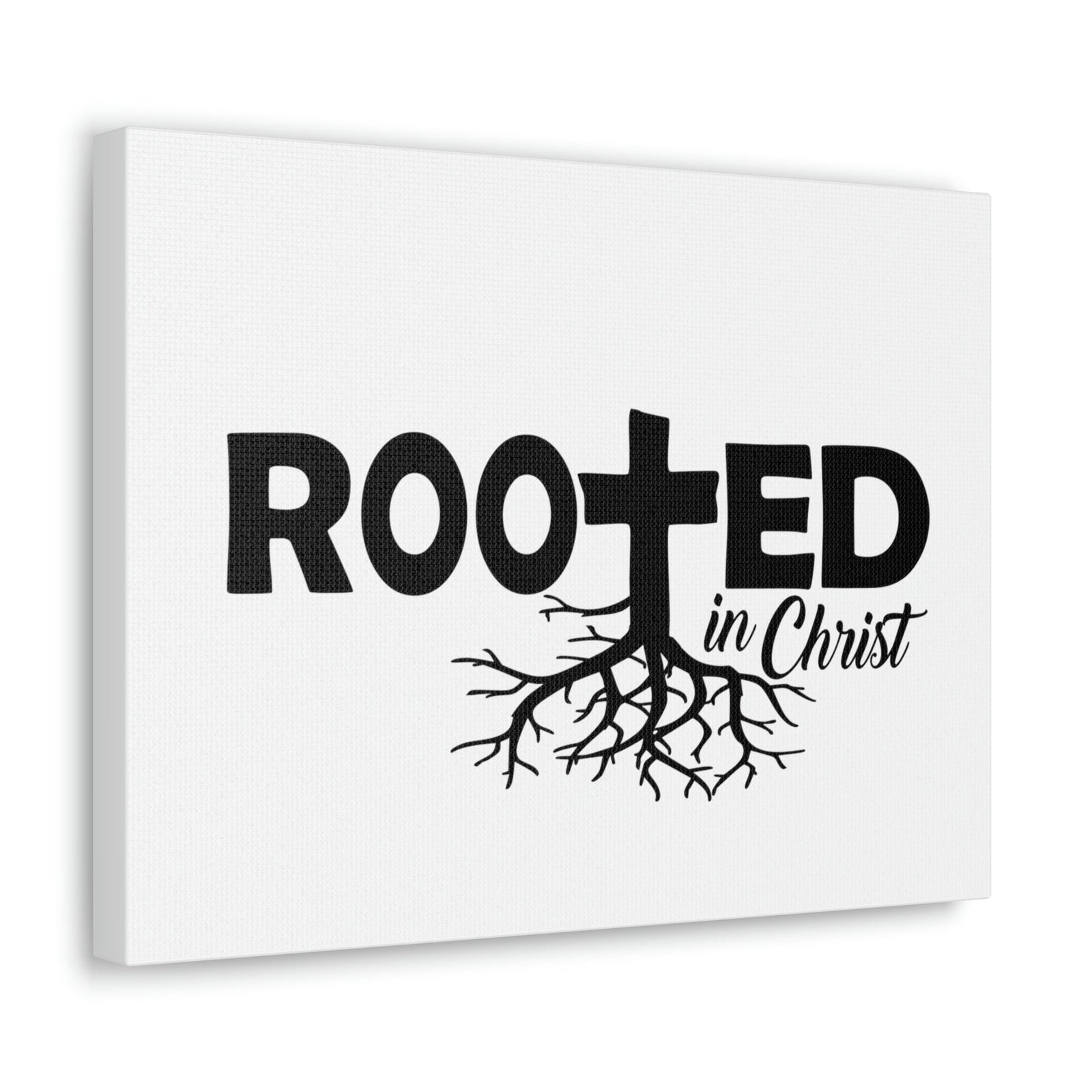 Scripture Walls Rooted In Christ John 15:5 Christian Wall Art Print Ready to Hang Unframed-Express Your Love Gifts