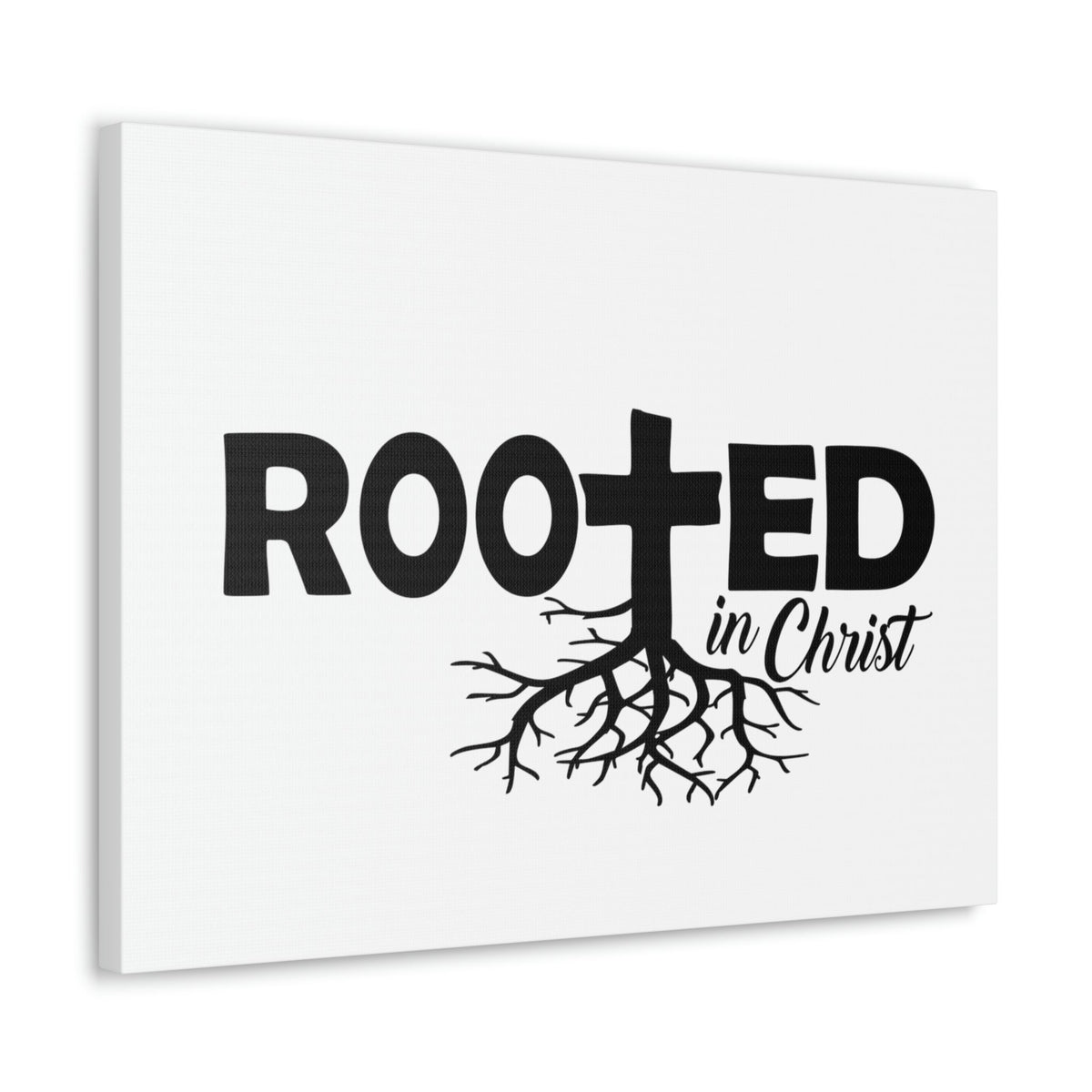 Scripture Walls Rooted In Christ John 15:5 Christian Wall Art Print Ready to Hang Unframed-Express Your Love Gifts