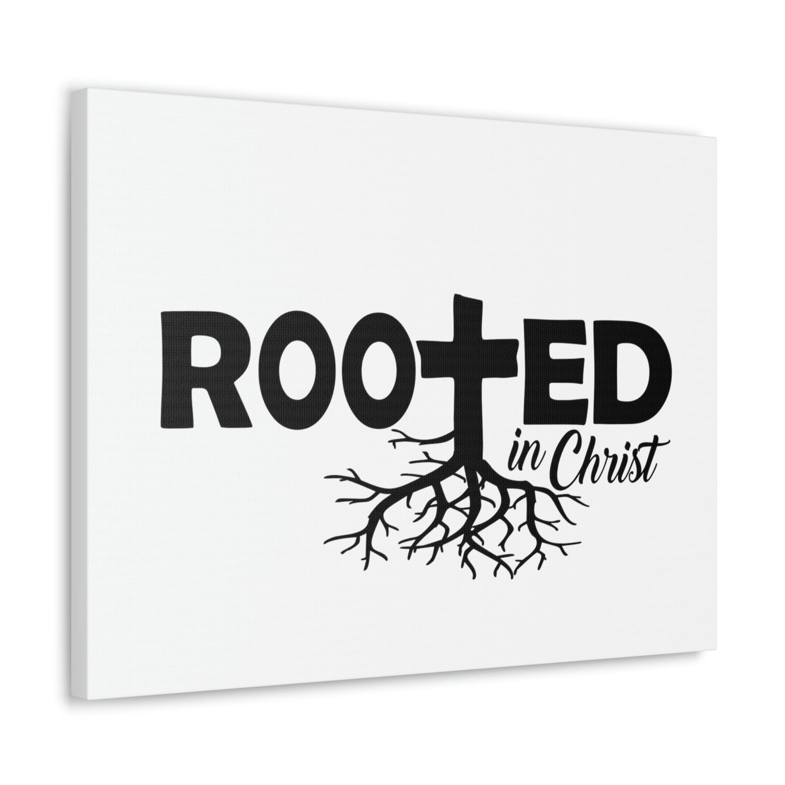 Scripture Walls Rooted In Christ John 15:5 Christian Wall Art Print Ready to Hang Unframed-Express Your Love Gifts