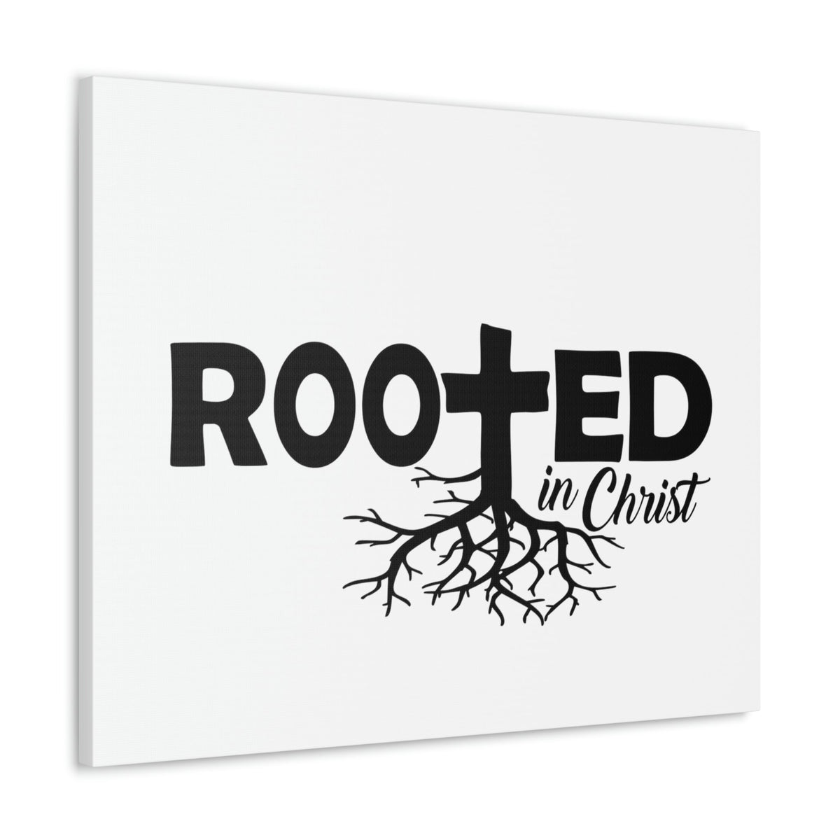 Scripture Walls Rooted In Christ John 15:5 Christian Wall Art Print Ready to Hang Unframed-Express Your Love Gifts