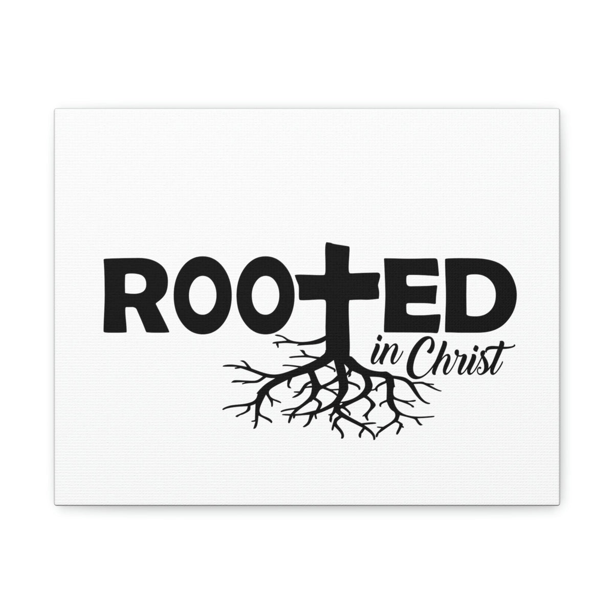 Scripture Walls Rooted In Christ John 15:5 Christian Wall Art Print Ready to Hang Unframed-Express Your Love Gifts