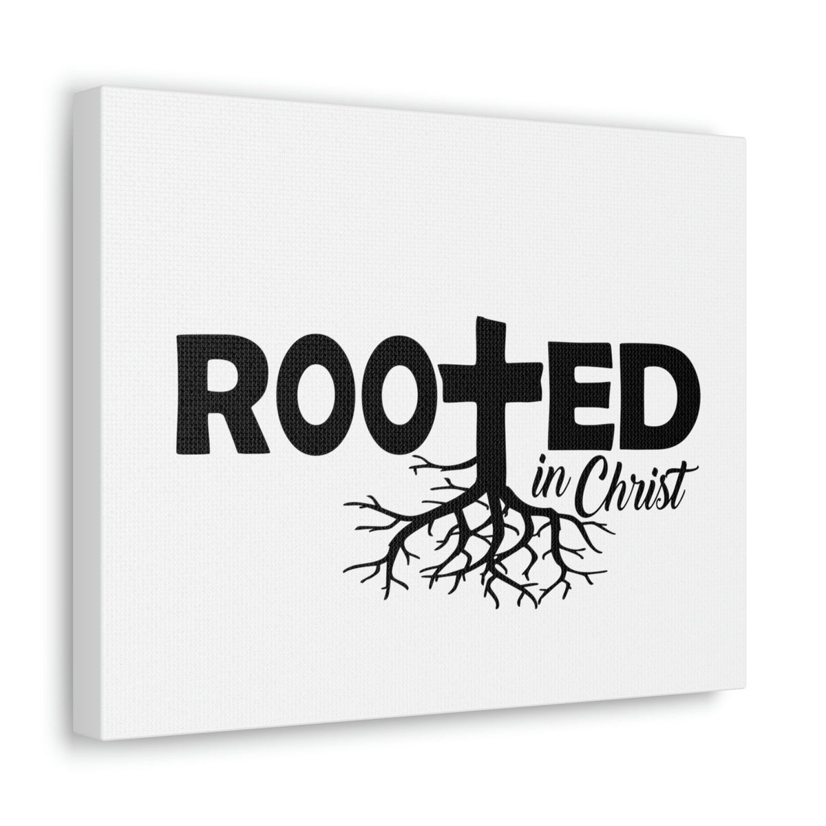 Scripture Walls Rooted In Christ John 15:5 Christian Wall Art Print Ready to Hang Unframed-Express Your Love Gifts