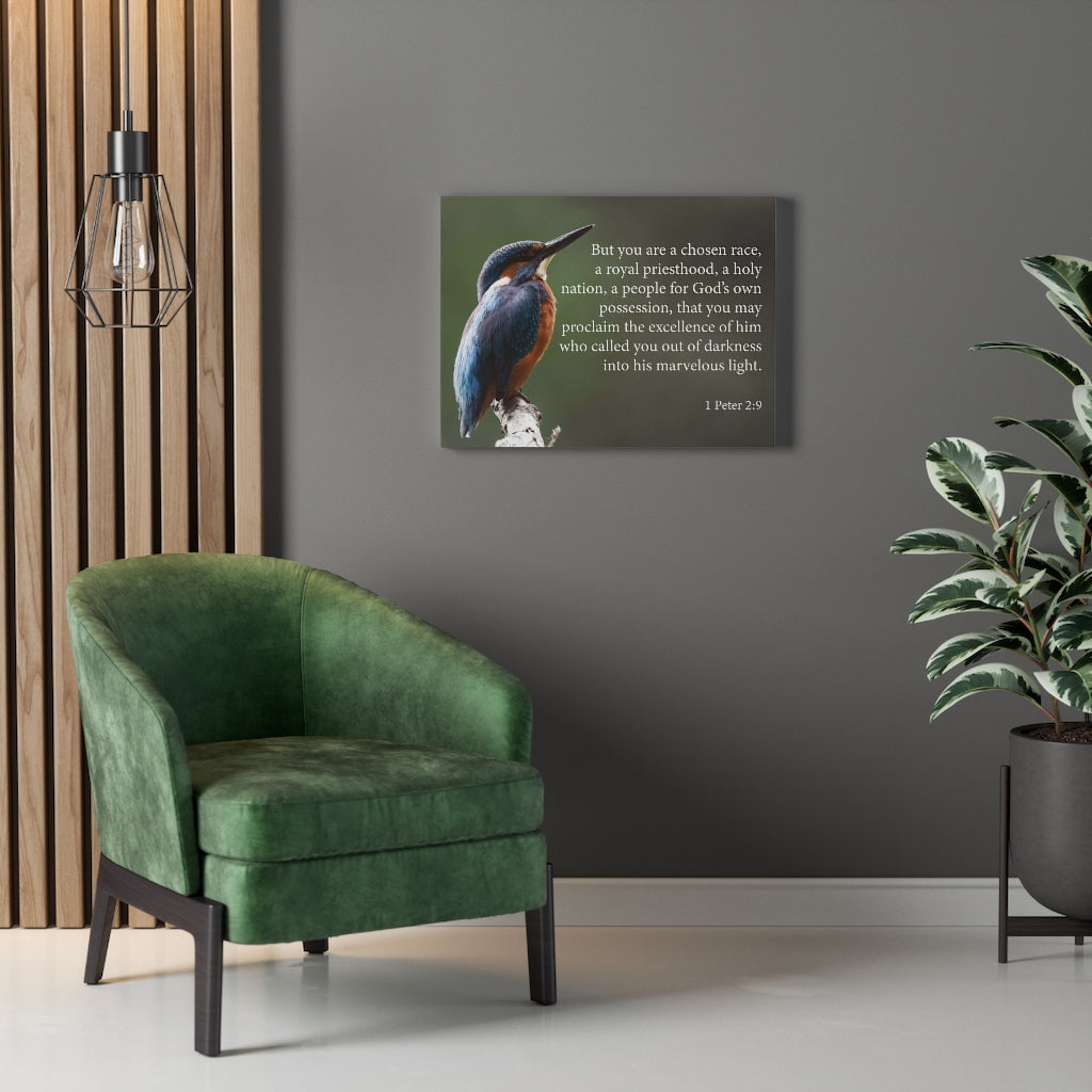 Scripture Walls Royal Priesthood 1 Peter 2:9 Bible Verse Canvas Christian Wall Art Ready to Hang Unframed-Express Your Love Gifts