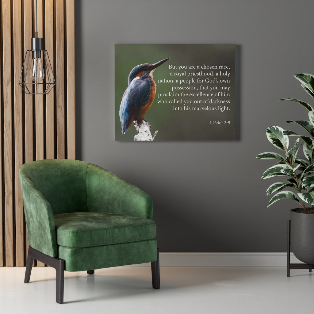 Scripture Walls Royal Priesthood 1 Peter 2:9 Bible Verse Canvas Christian Wall Art Ready to Hang Unframed-Express Your Love Gifts