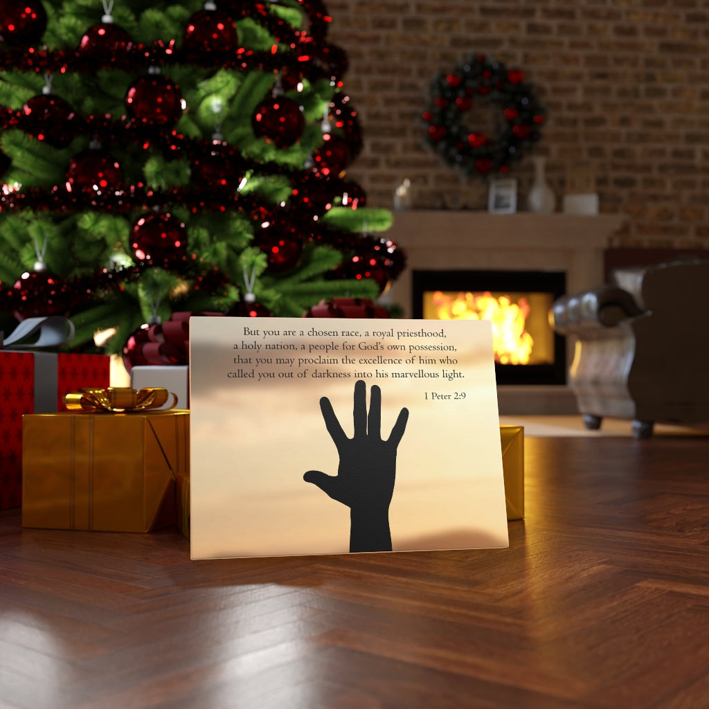 Scripture Walls Royal Priesthood 1 Peter 2:9 Bible Verse Canvas Christian Wall Art Ready to Hang Unframed-Express Your Love Gifts