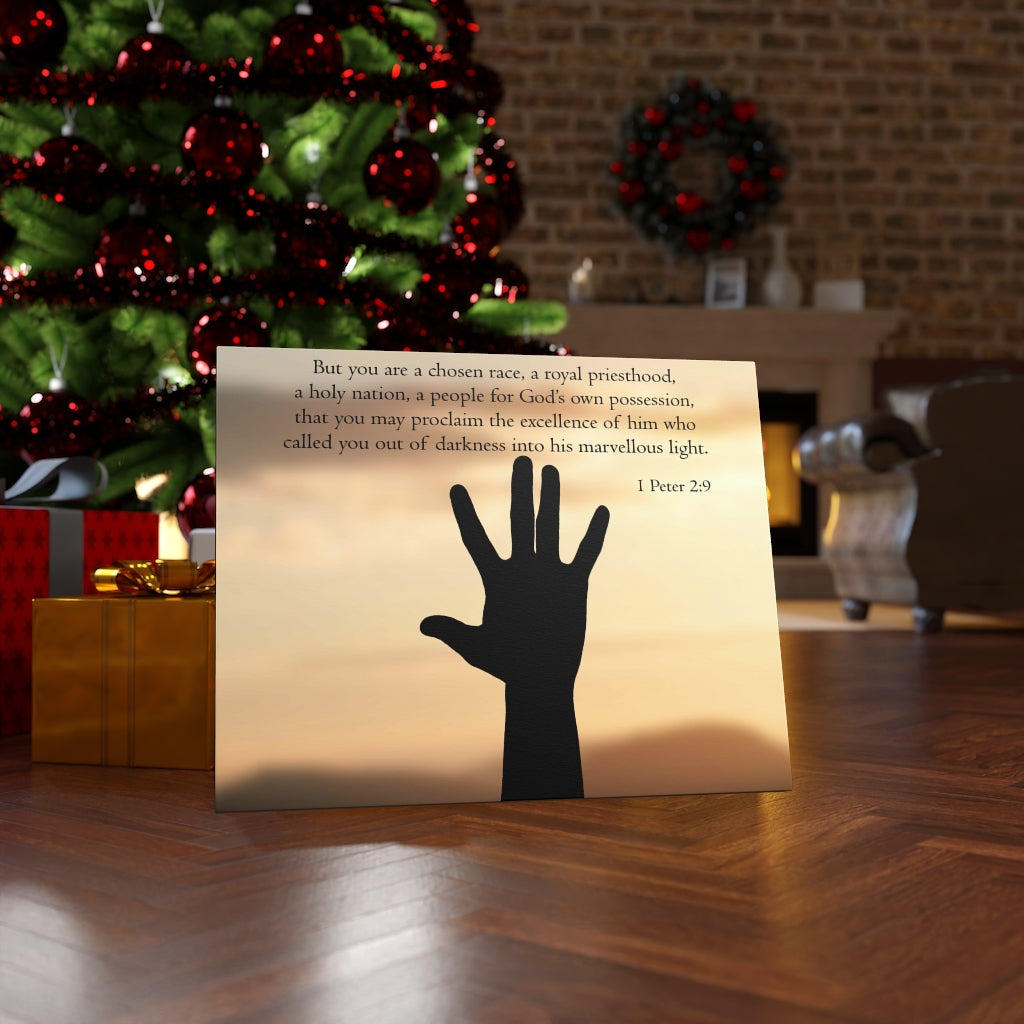 Scripture Walls Royal Priesthood 1 Peter 2:9 Bible Verse Canvas Christian Wall Art Ready to Hang Unframed-Express Your Love Gifts