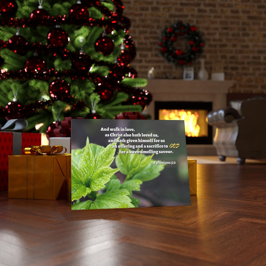 Scripture Walls Sacrifice To God Ephesians 5:2 Bible Verse Canvas Christian Wall Art Ready to Hang Unframed-Express Your Love Gifts